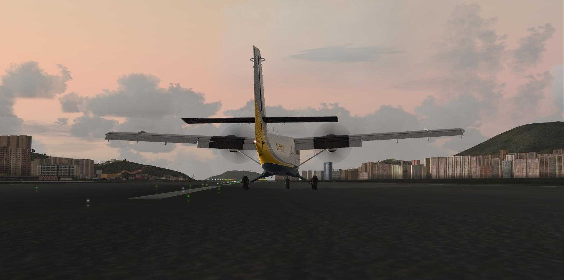 DHC-6 双水獭 香港的一次爬楼之行-9802 