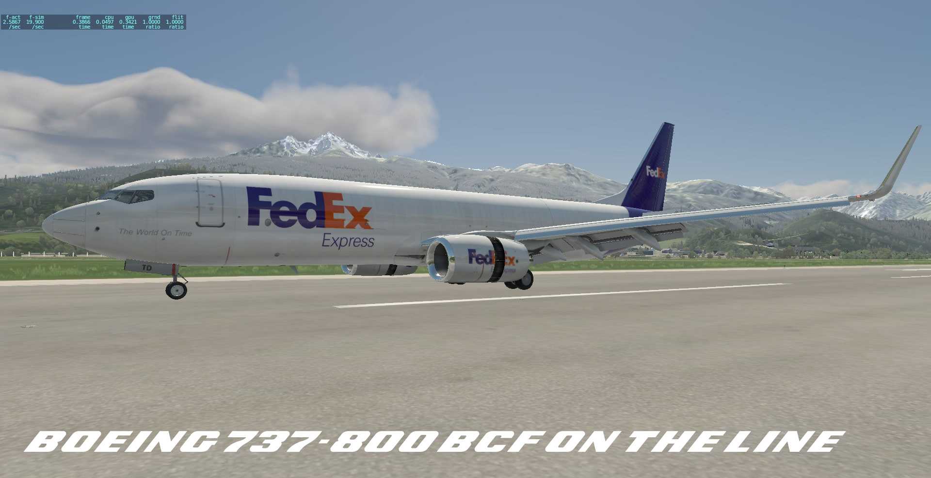 boeing 737-800 bcf首飛-8072 