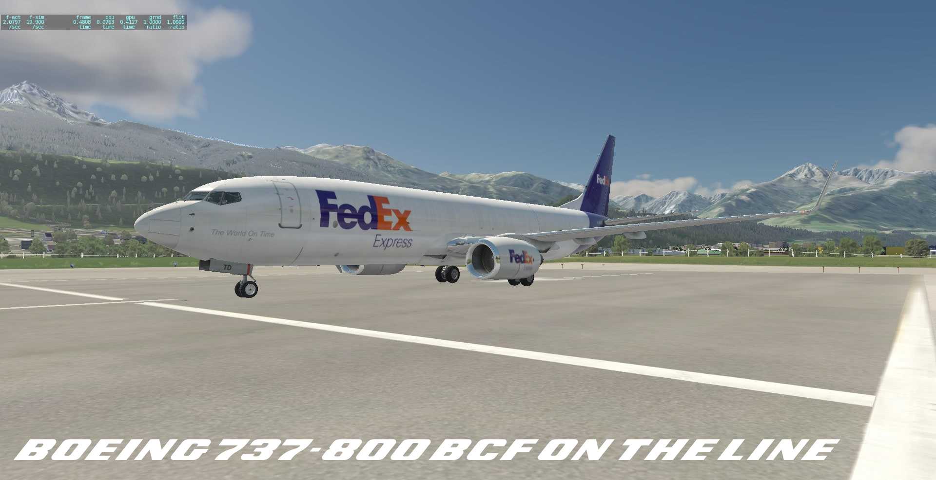 boeing 737-800 bcf首飛-3455 