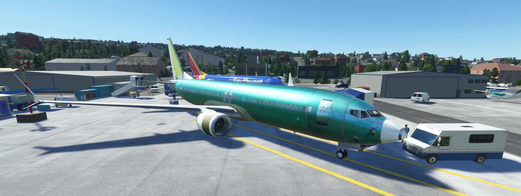 云游波音伦顿工厂~发现PMDG的737MAX-4562 