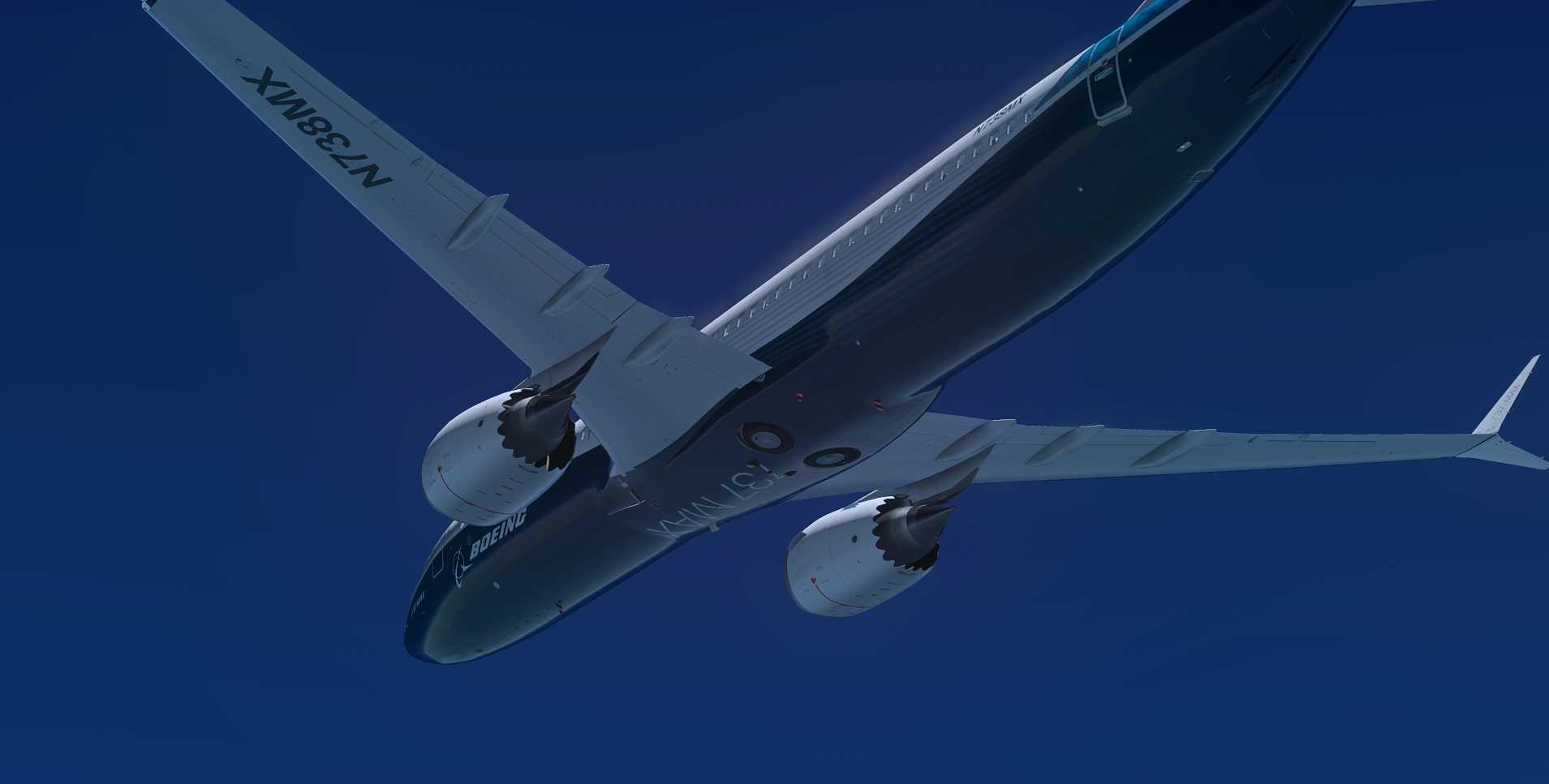 原厂涂装737 MAX 8 海口→澳门-8345 