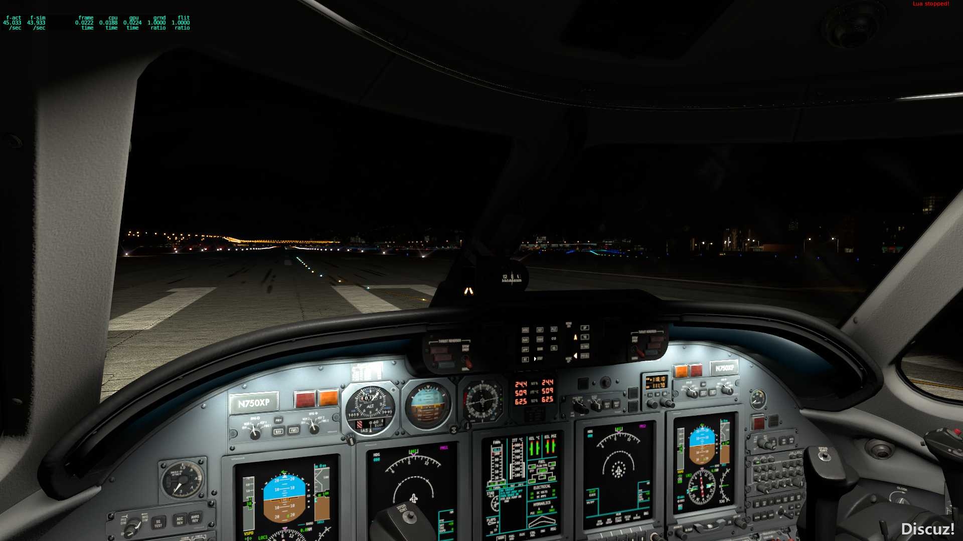 XP12夜間飛行黑屏...你們有相同問題嗎?-2086 