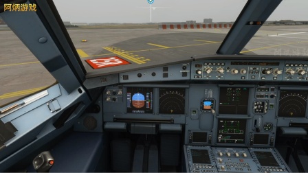 《微软模拟飞行2020》空客A320洛杉矶国际机场起飞-3196 