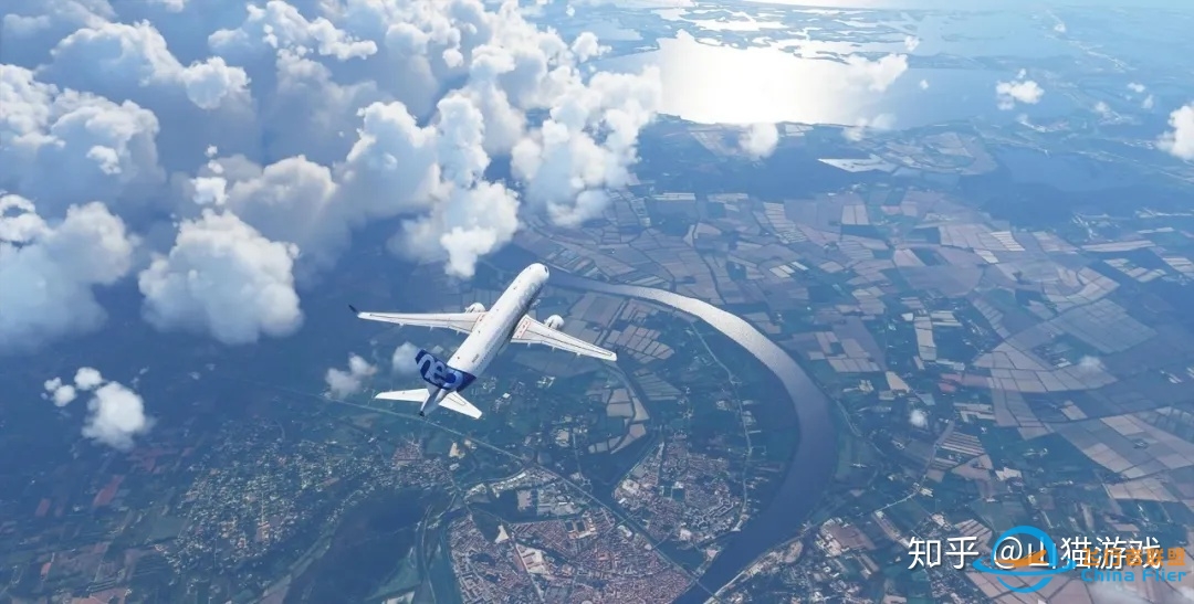 《微软模拟飞行：2020》万米高空，一览无余，脚下就是你家-2541 