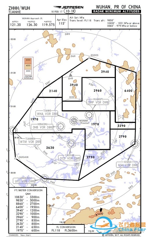 航路及终端区的限制高度-476 