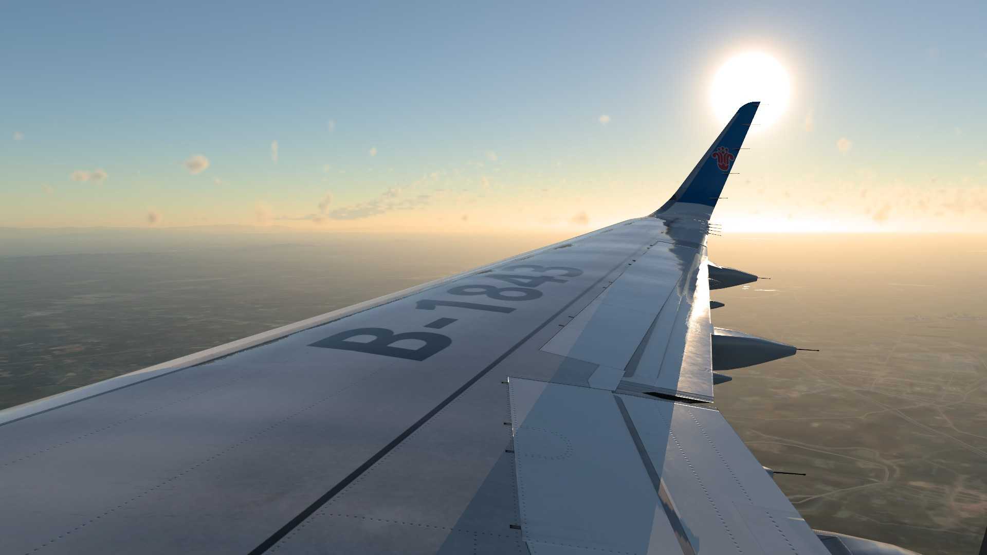 Xplane12首飞 北京-合肥-2908 