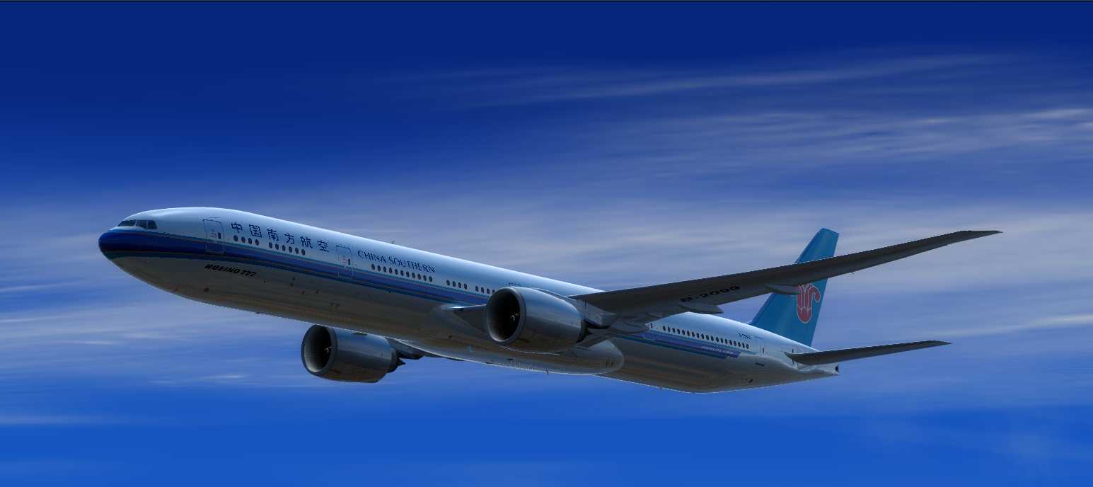 P3DV4 中国南方航空 PMDG777-5519 