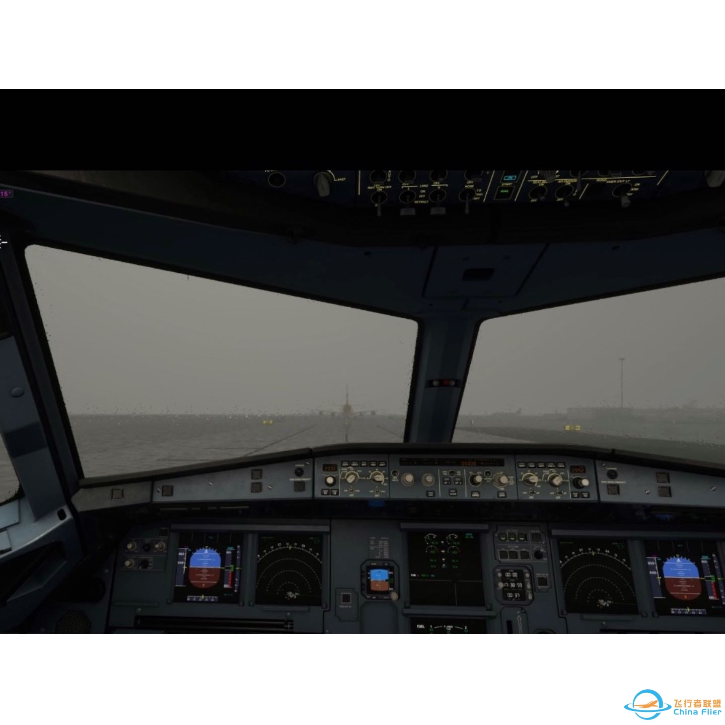 纽约，雨。 5000英尺上，霞光。-5169 