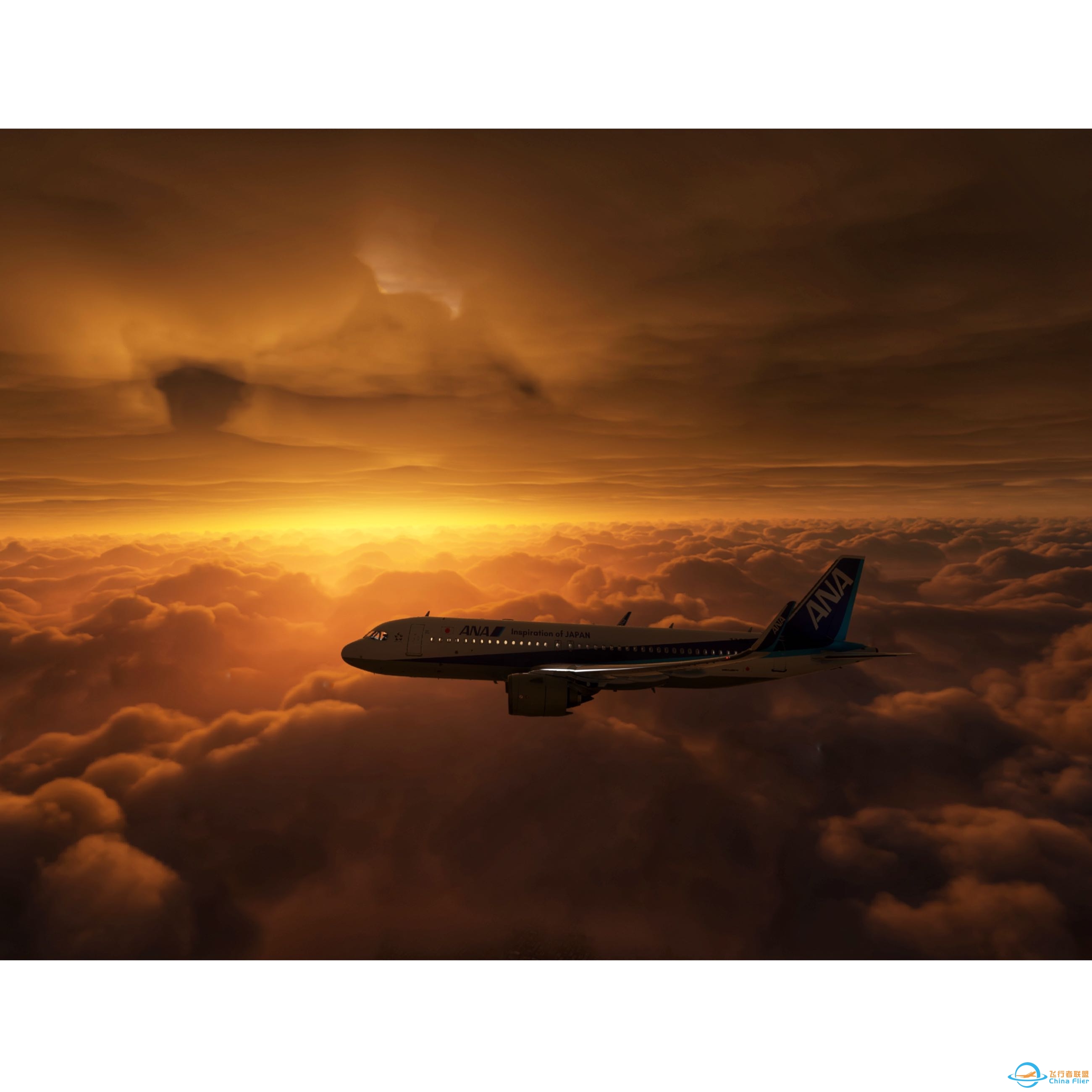 纽约，雨。 5000英尺上，霞光。-1853 