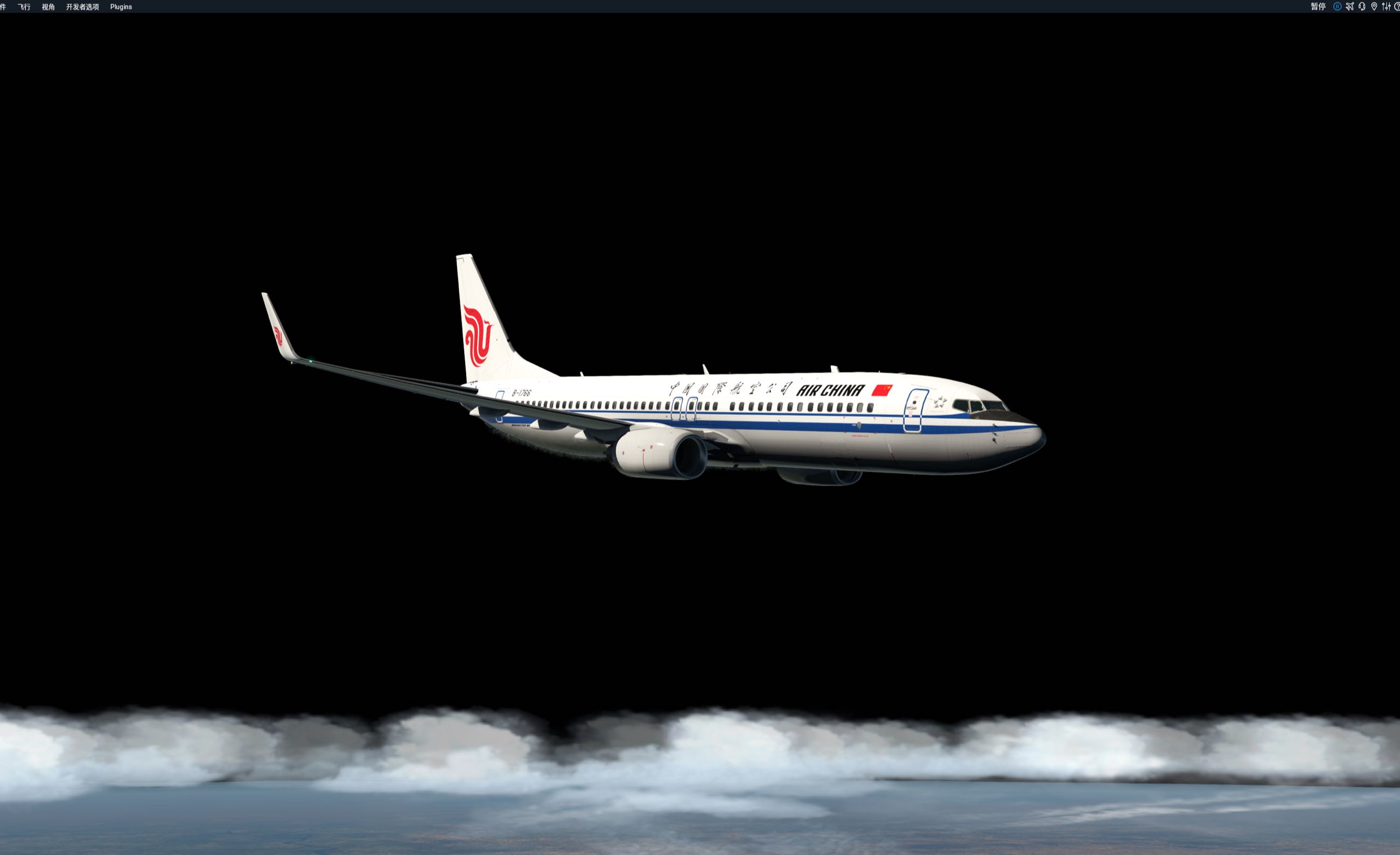 x-plane为什么天空是黑色的-5142 