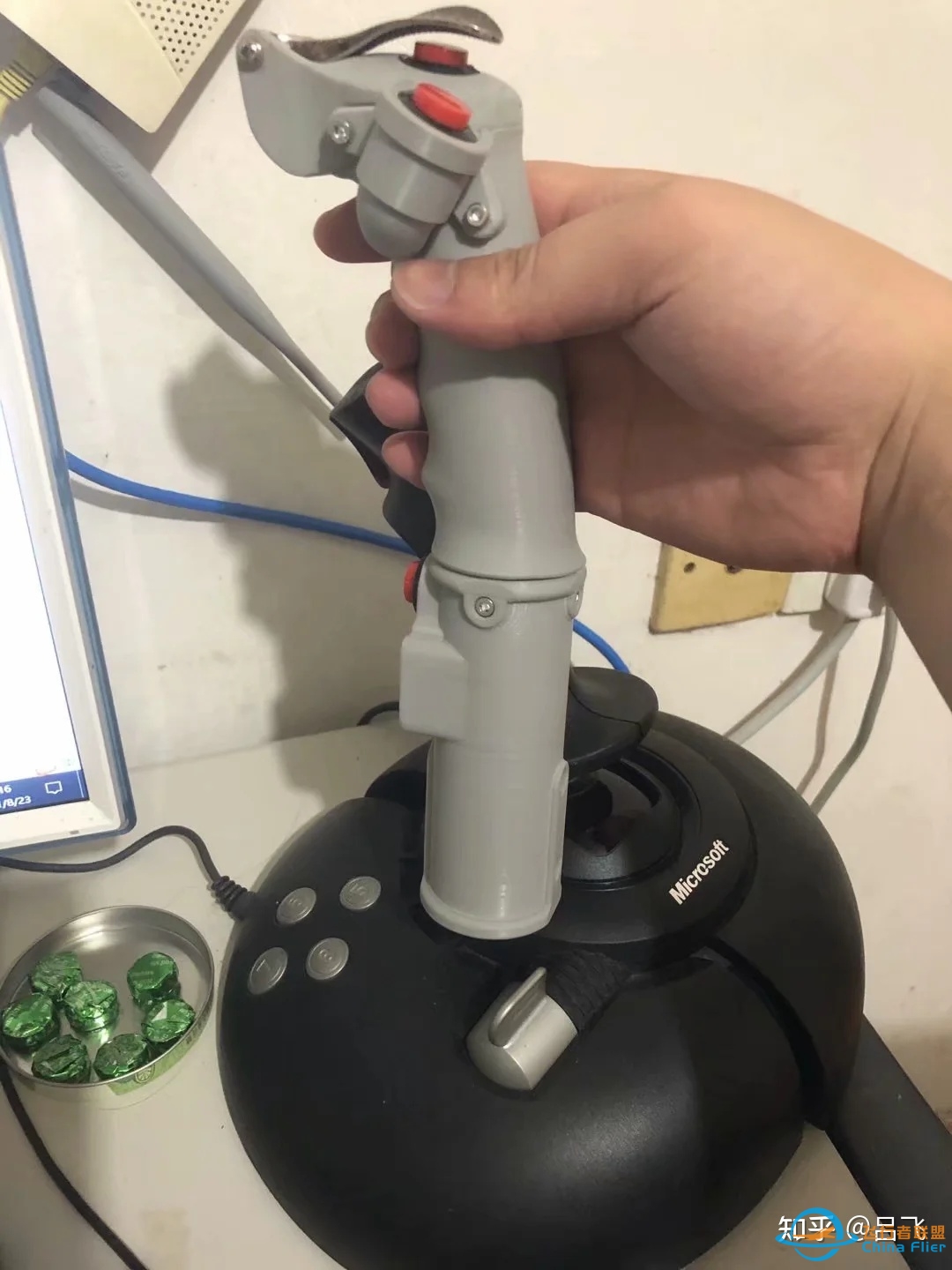 有没有像二战战斗机操纵杆那样的长柄游戏摇杆？-9315 