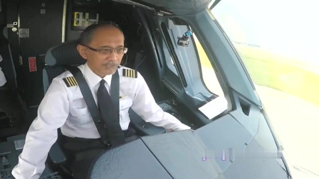马航资深机长驾驶空客380客机起飞，老机长谨慎驾驶大胖子-7710 