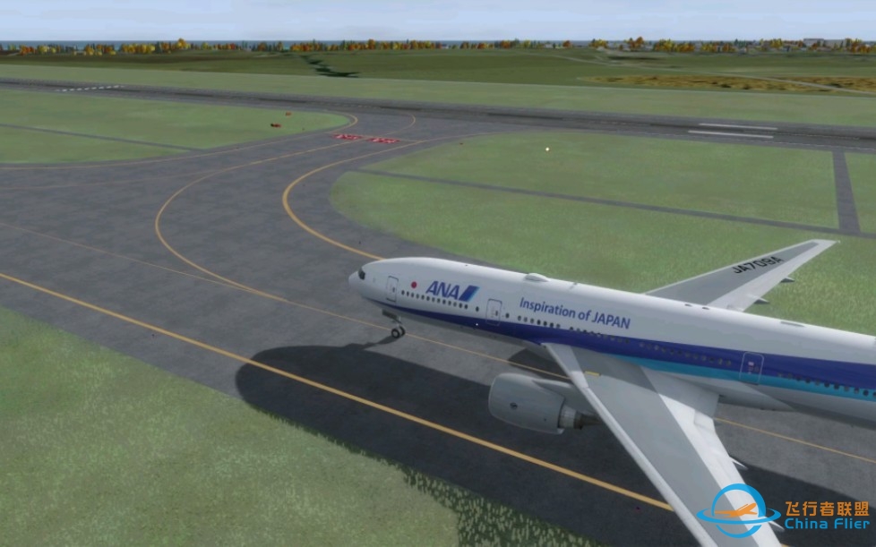 【P3D】ANA波音777进近高知空港-7755 