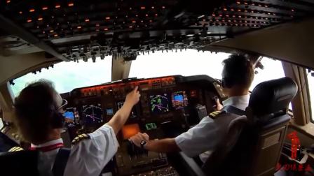 波音飞机内部操作全过程, 开头飞机警报声身上一哆嗦!-4717 