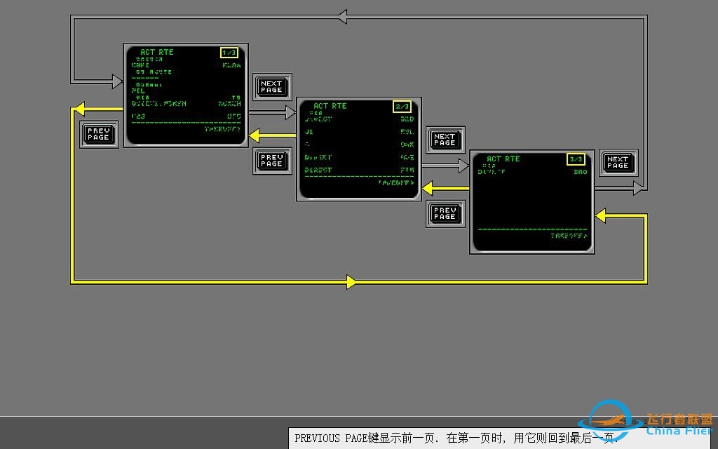 B737-300 Flight CBT-FMC Familiarization(#014)-8446 
