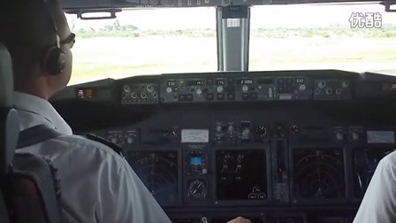 【HD】驾驶舱实拍埃塞俄比亚航空波音737NG杜阿拉机场离场起飞-1864 
