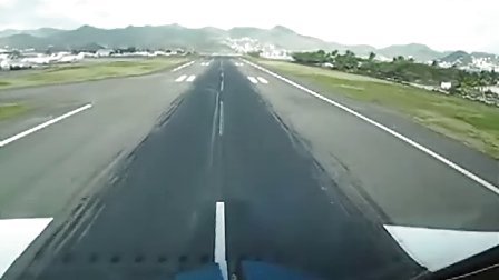 KLM 荷兰皇家航空波音747-400圣马丁岛朱莉安娜公主机场（TNCM）09跑道起飞驾驶舱录像-5796 