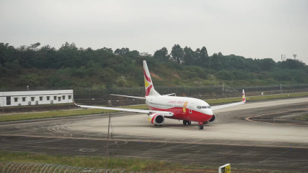 祥鹏航空波音730起飞，全程空管对话听说喝水都要花钱-8591 