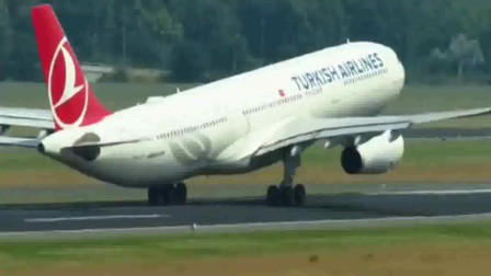 空客A330引擎在咆哮，飞机却跑不起来，估计是超载了吧！-7360 