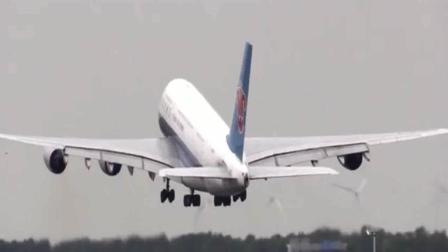 “空客A380与波音B747”并排与先后起飞的过程! 真难得一见的场景-2786 