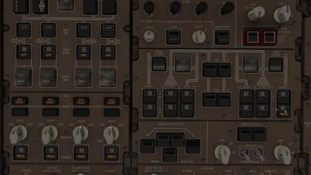 X-plane11 波音744冷舱启动-2959 