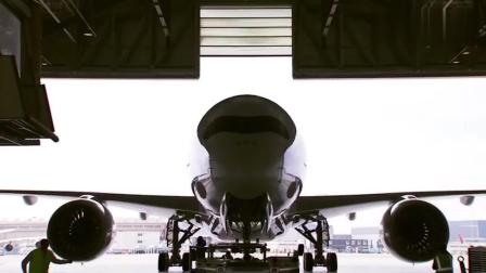 实拍空客A350接电后首次启动, 冒这么多烟, 是不是烧机油了?-4313 