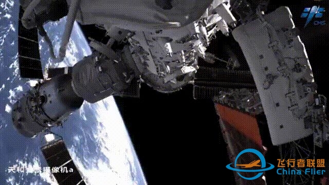 问天实验舱开工，一对大太阳翼开始转动，中国空间站是风力 ...-7597 