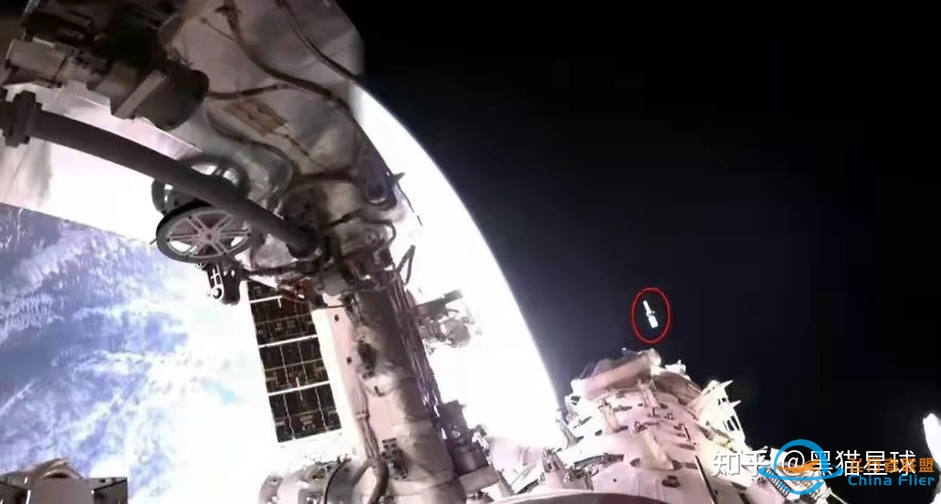 问天实验舱开工，一对大太阳翼开始转动，中国空间站是风力 ...-6745 