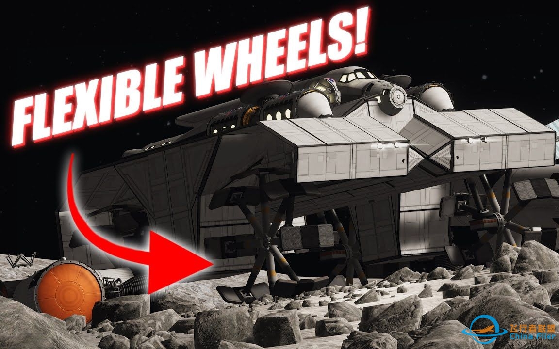 【搬运】统治一切陆地！大型全地形车【坎巴拉太空计划】4k-2912 