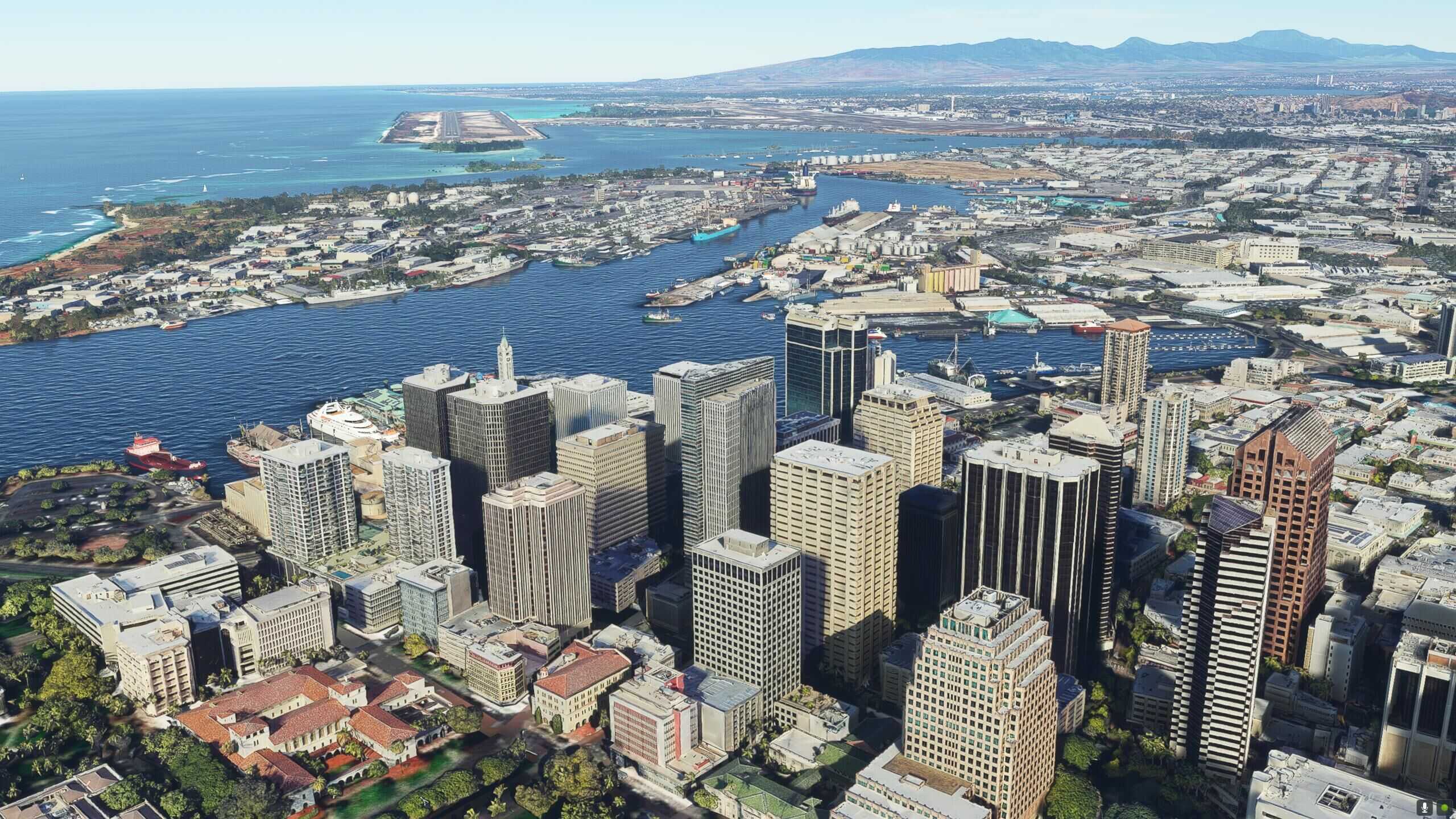 【MSFS2020】顶级画质，夏威夷珍珠港-9192 