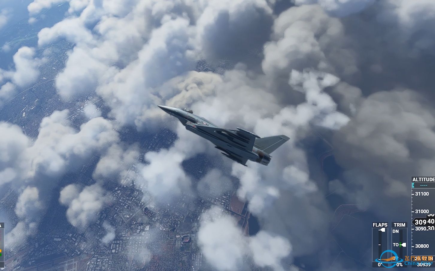 【模拟飞行2020】以超音速兜风是什么感觉 ---Eurofighter Typhoon----9594 