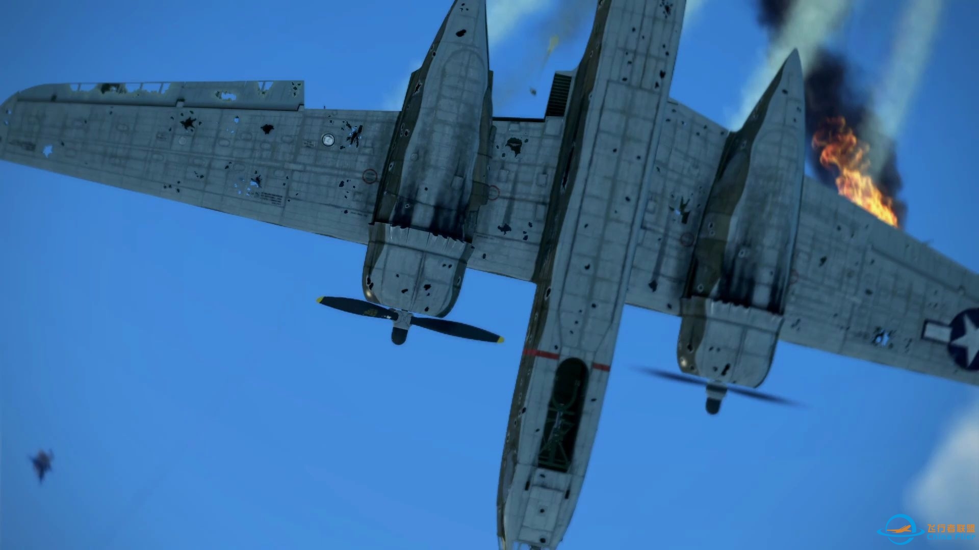 高炮射击 扫射飞机 坠机 V74 - IL-2 Great Battles-6443 