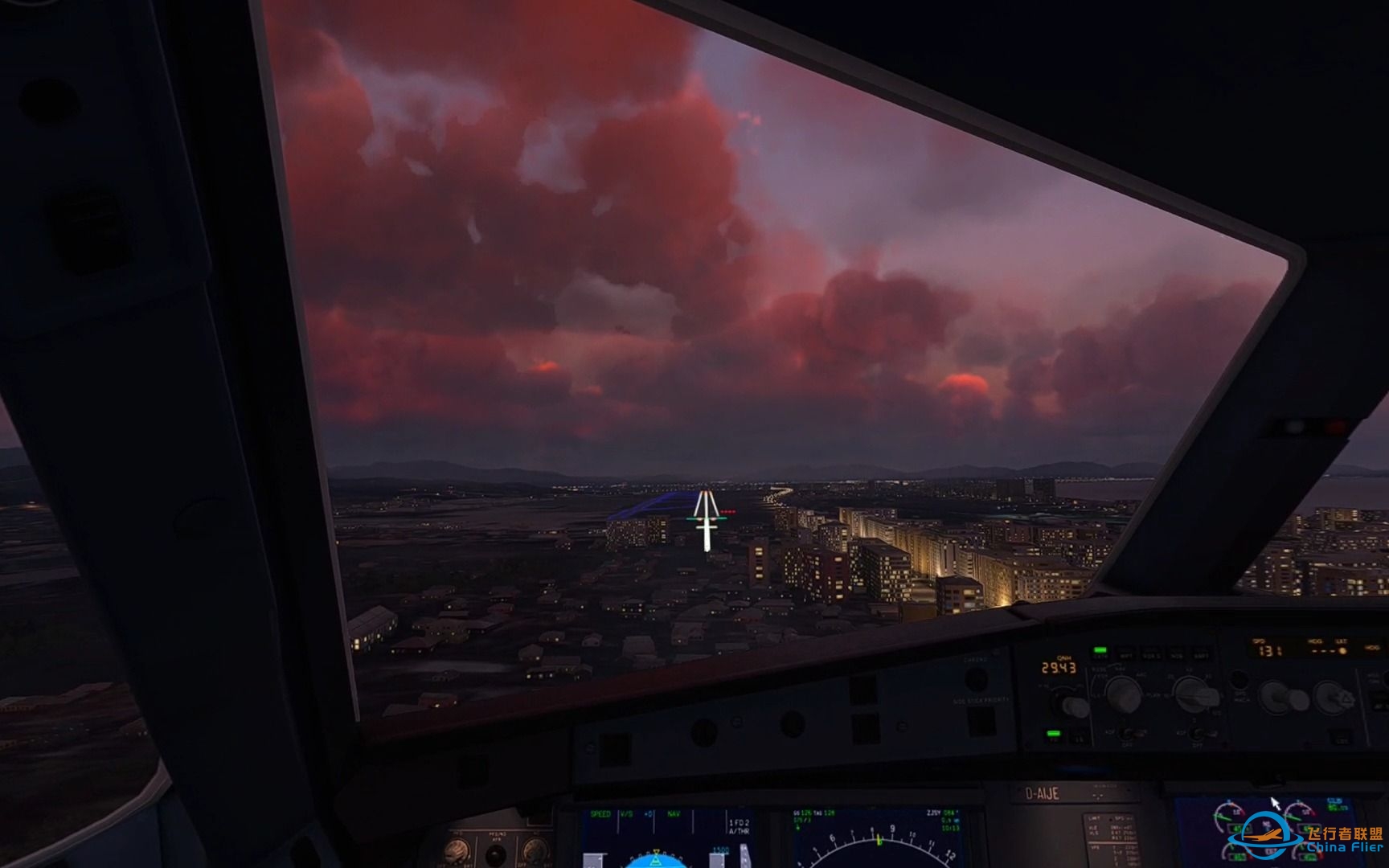 VR微软飞行模拟三亚凤凰落地-4949 