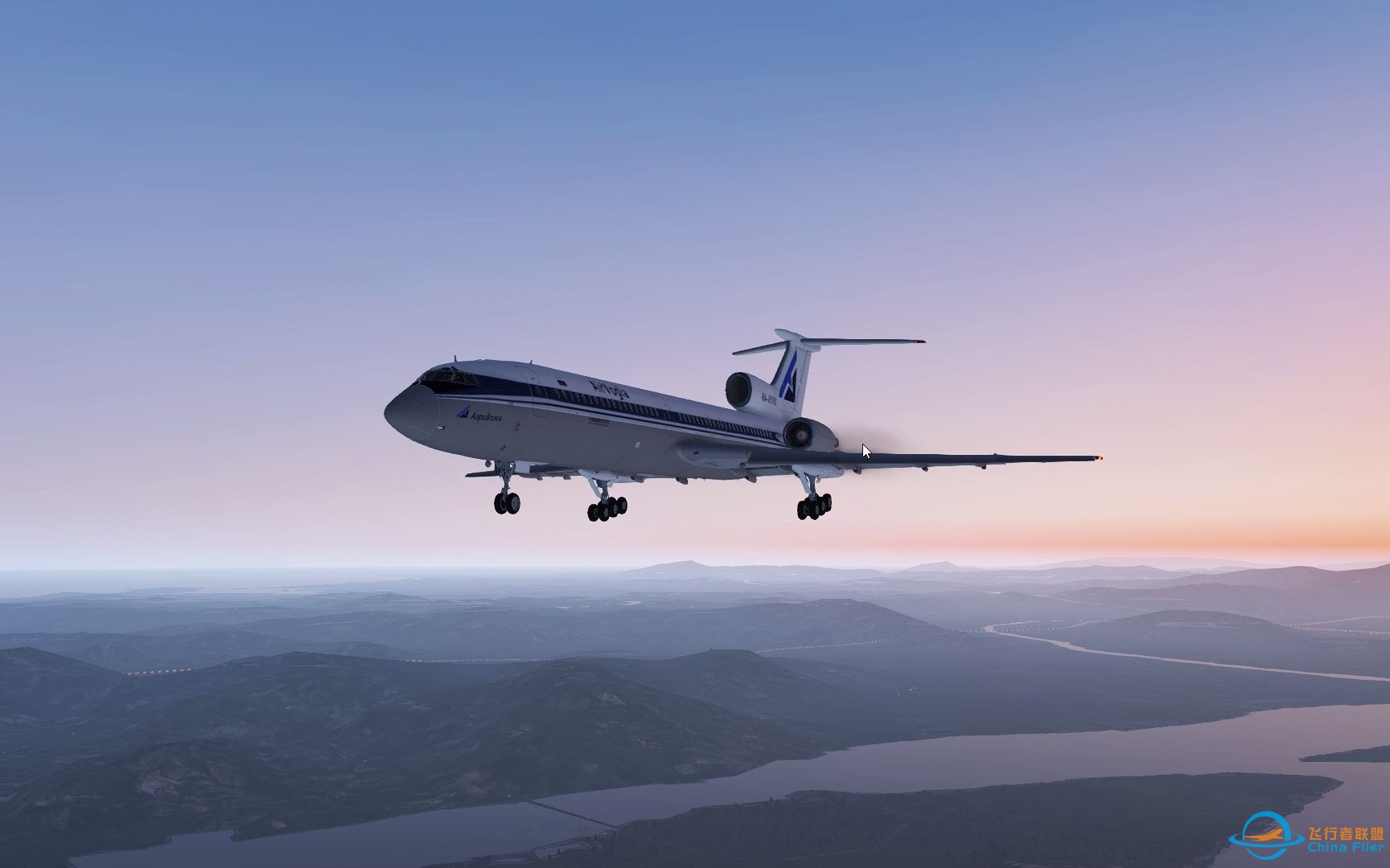 [Xplane11]伏尔加航空(新疆航空租用)Tu-154M进近厦门高崎-8284 