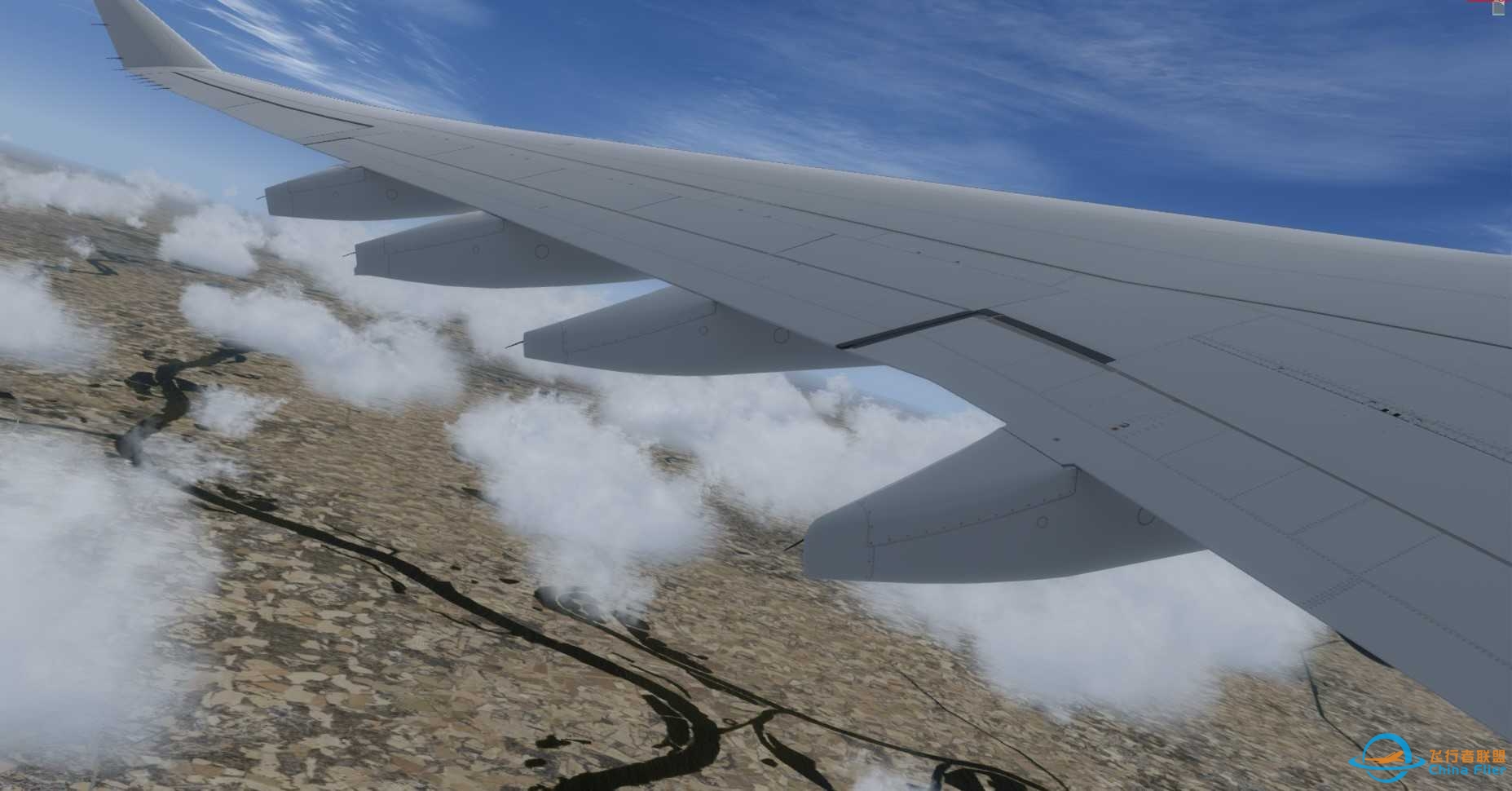 【P3DV4】飞行美图 EHAM-EDDF 阿姆斯特丹-法兰克福-7074 