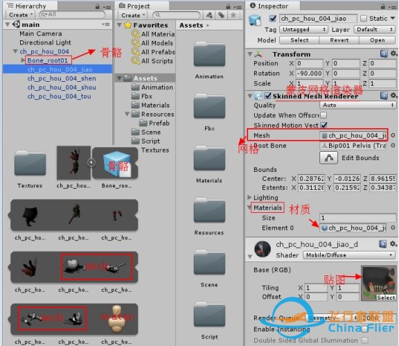 程序丨如何用Unity3D实现游戏中的角色换装?-1054 