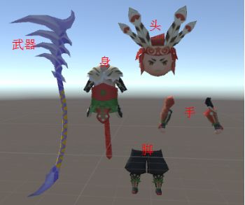 程序丨如何用Unity3D实现游戏中的角色换装?-615 