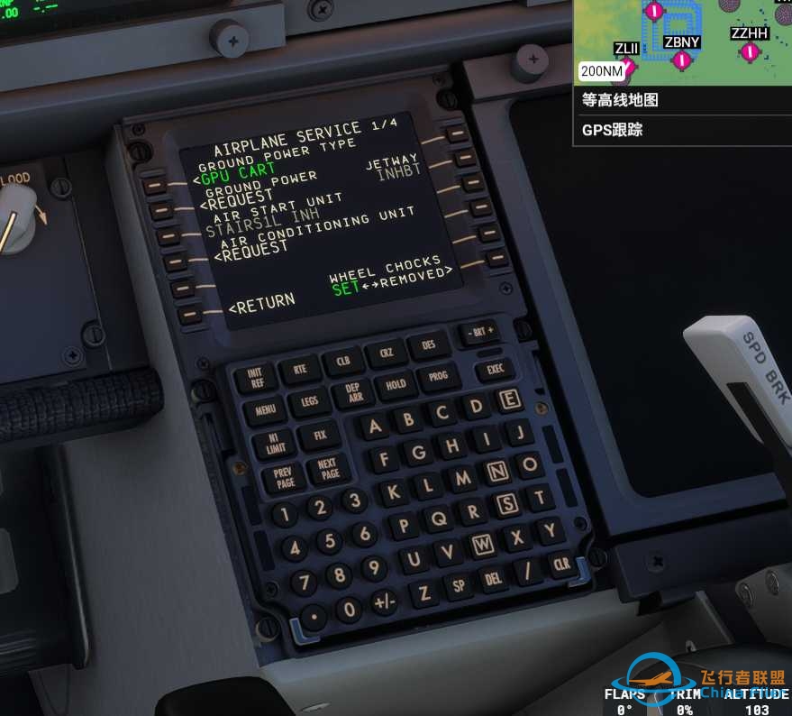 88元求教波音738冷舱启动~-7109 