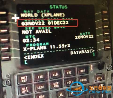 zibo737的导航数据日期与默认机模737的导航数据日期不一致？-7913 