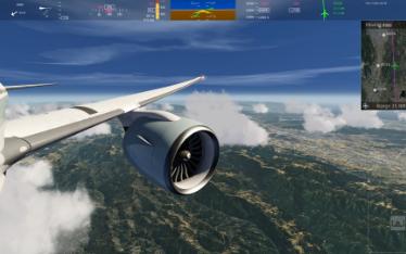 Aerofly FS_2【B77W安大略县-奥克兰市完整飞行记录】进近+降落部分-3008 