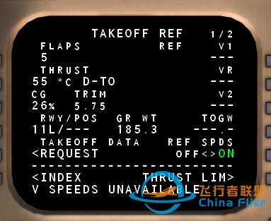 求助FF777性能页设计问题，这个V Speeds Unavailable是什么原因？-9444 