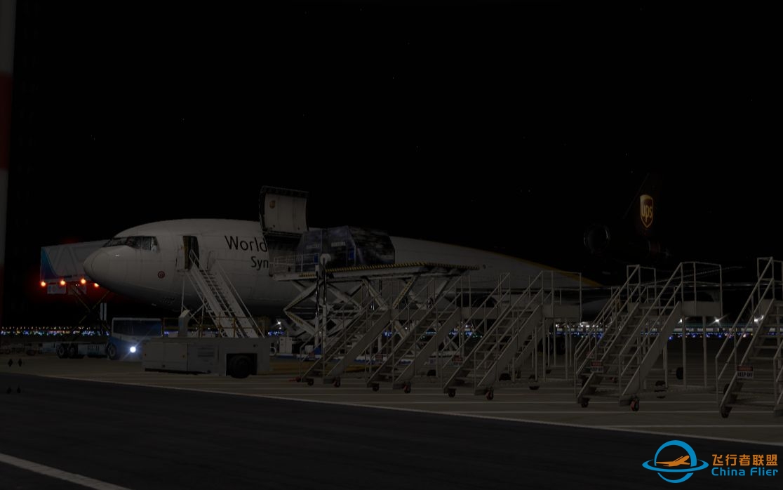 【X-Plane 11】幺幺姐夜降浦东 又是蹭活动的一天-9087 