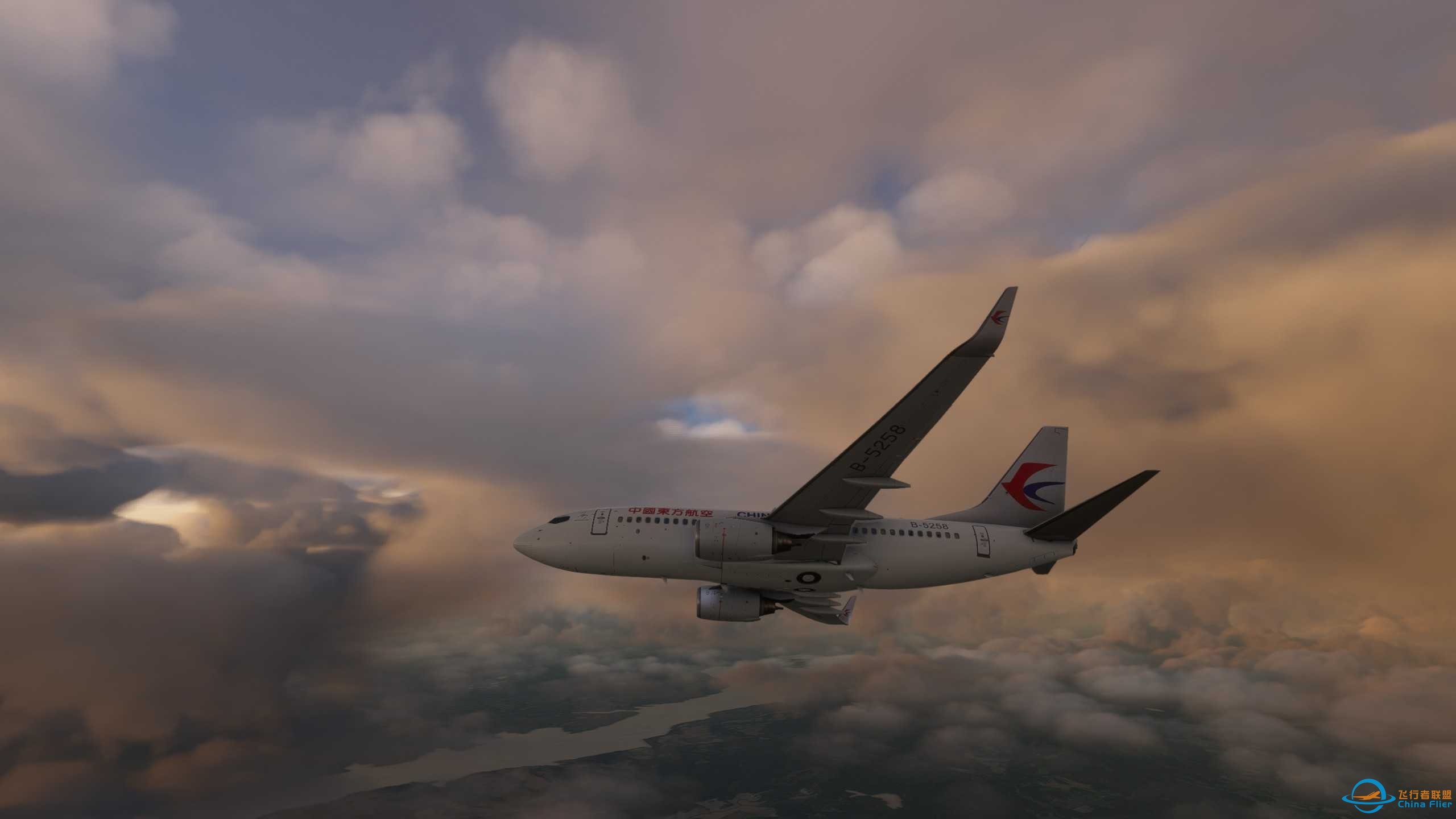 飞行，从傍晚到黄昏-604 