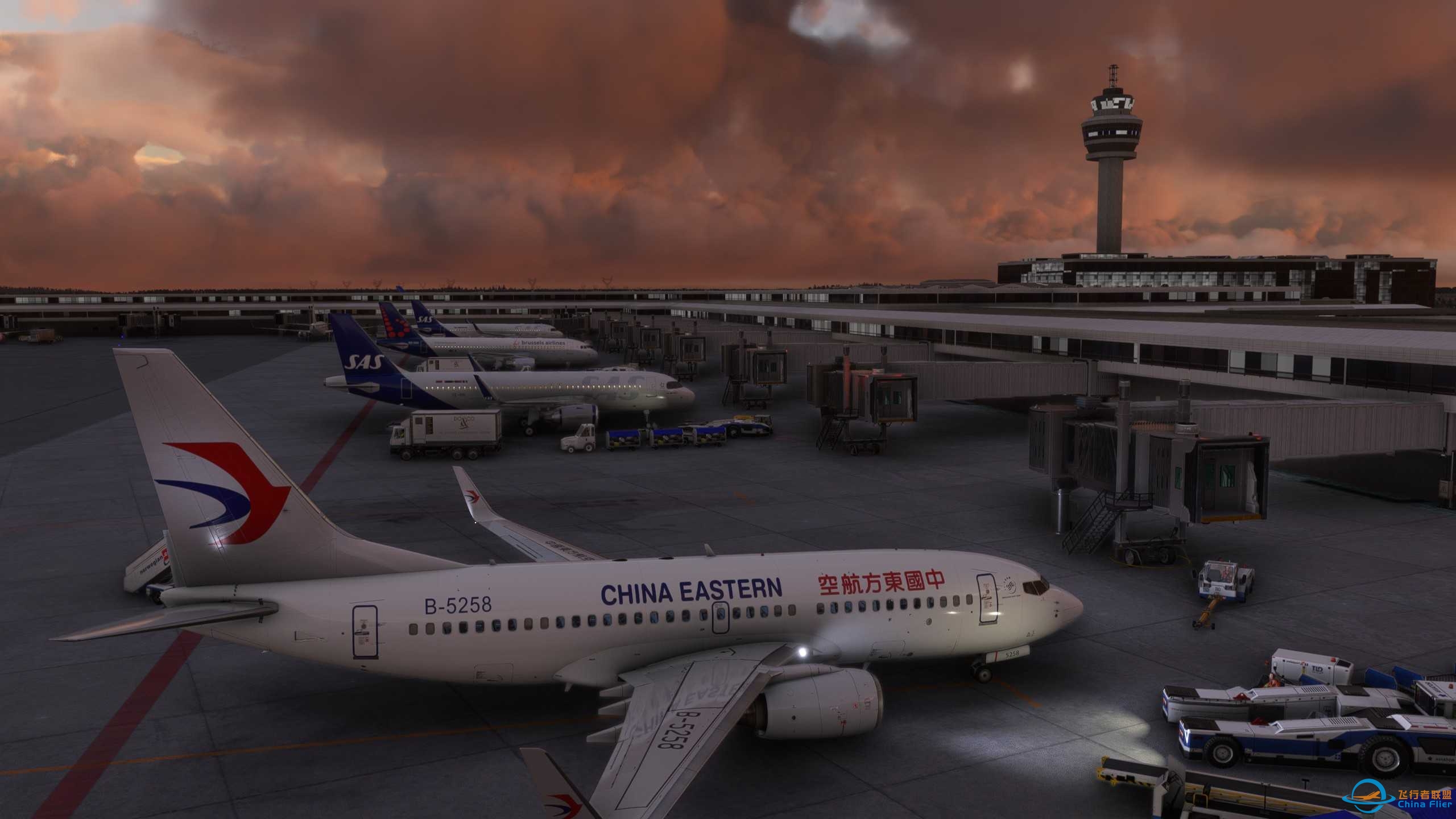 飞行，从傍晚到黄昏-3697 