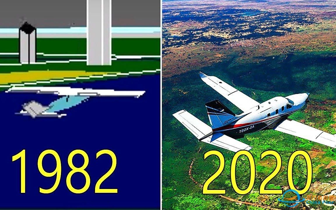 微软飞行模拟2020 1982-2020的演变【字幕】-9919 