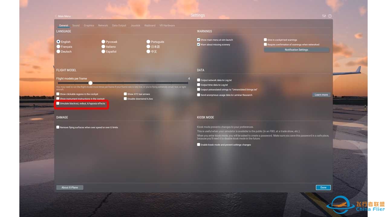 XP12 Beta 2版本飞行1个多小时后，座舱黑屏？-7394 