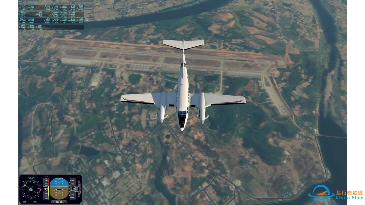 通用机场第三站，赣州黄金机场ZSGZ to 衡阳南岳机场ZGHY-9876 