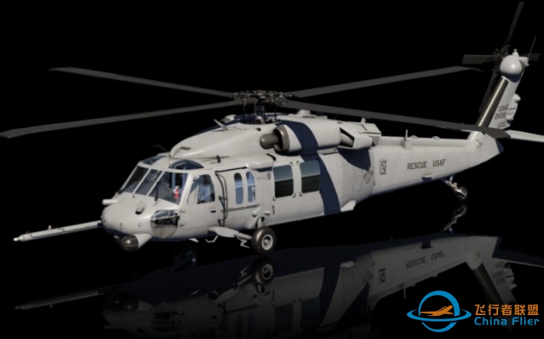 Aerofly Fs2023，黑鹰从停车到启动-5355 