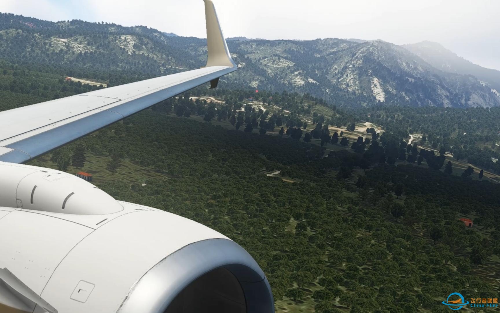 [Prepar3D v5.3]PMDG737 BBJ LGSM VOR09目视三脱进近-8135 