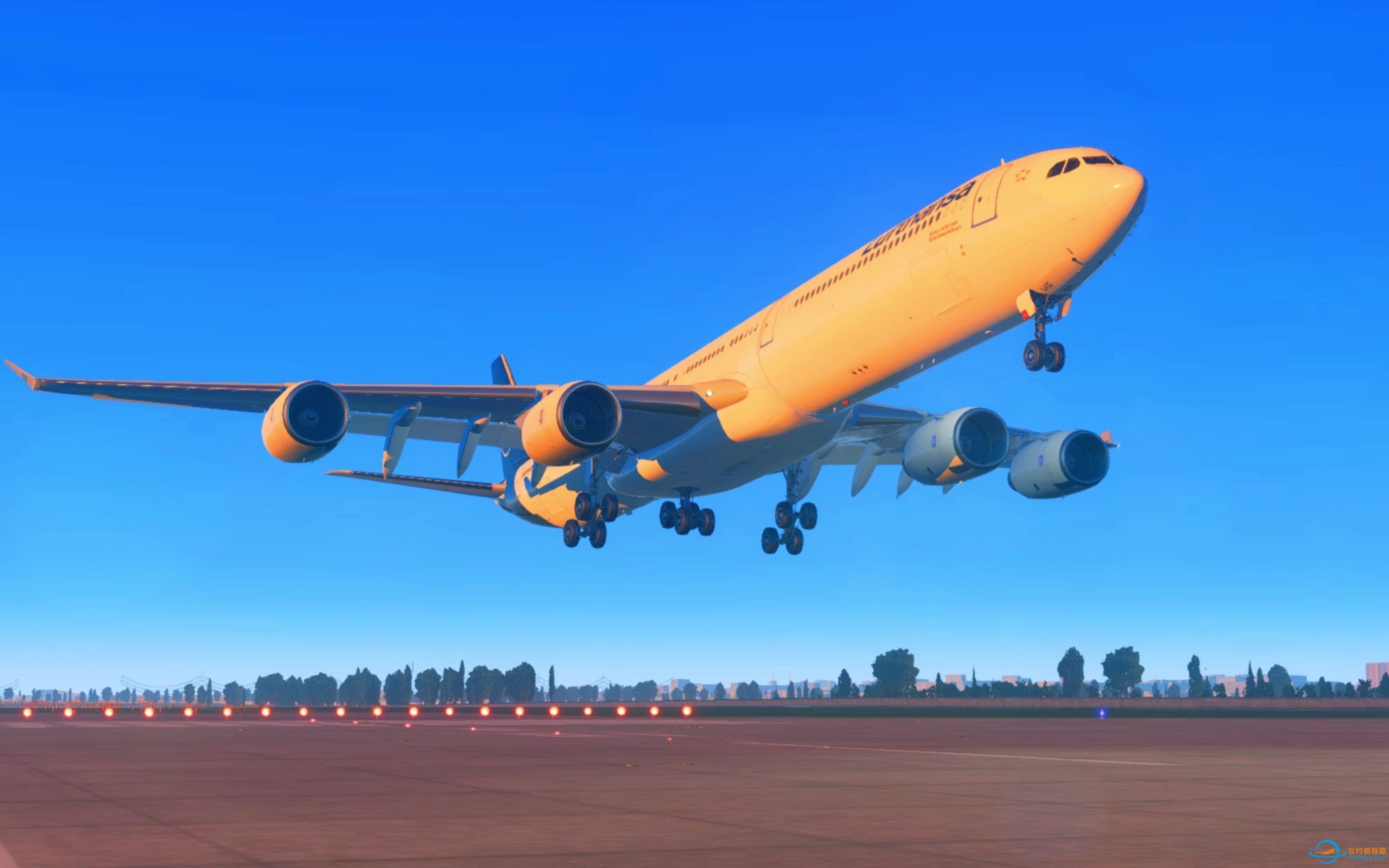 Toliss A340-600落地圣彼得堡-8455 